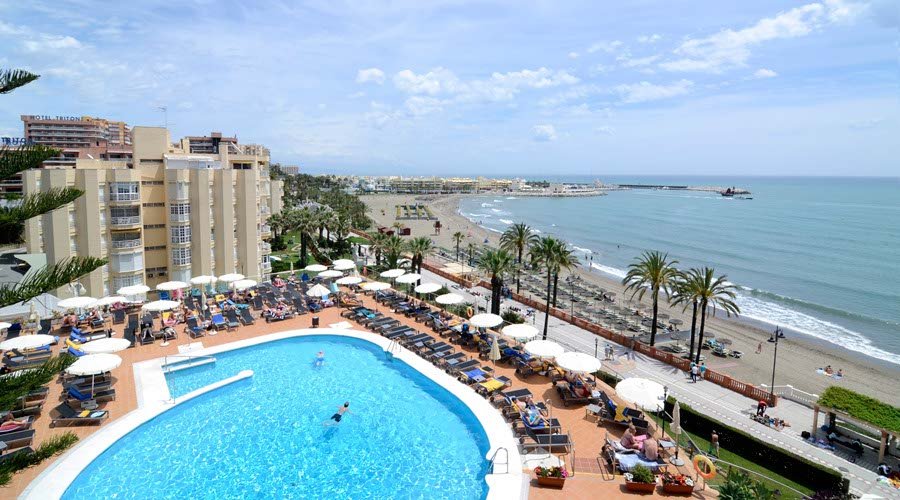 Riviera pool seaview hotel benalmadena costa